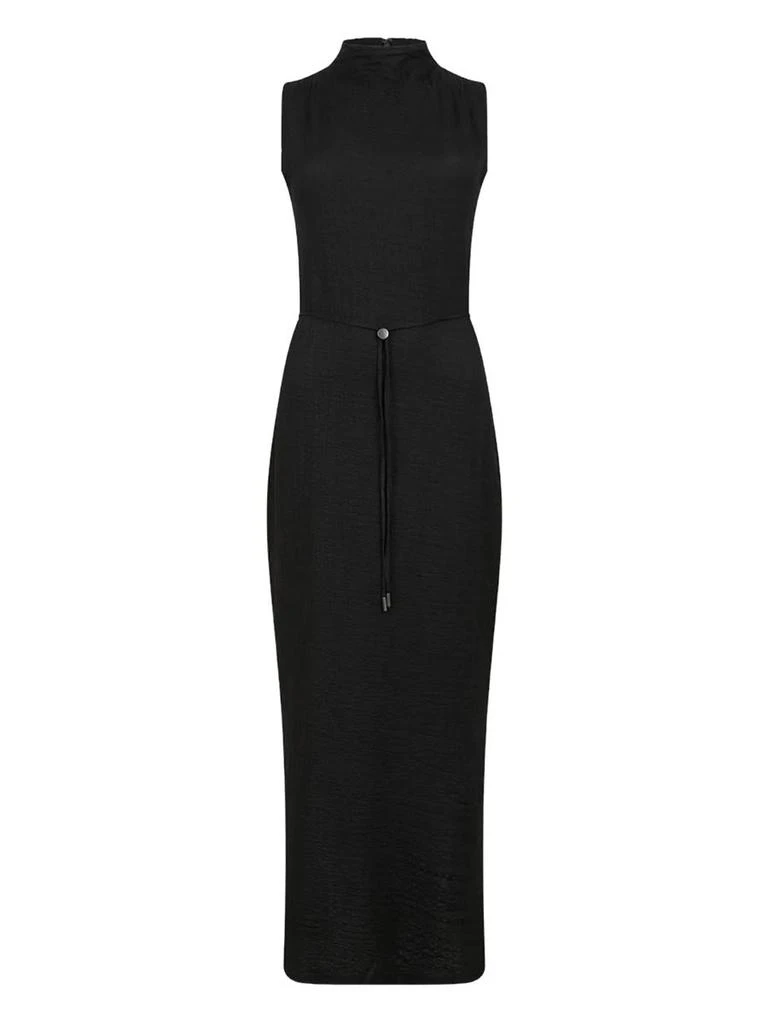 Calvin Klein Calvin Klein Crinkle Jersey Ankle Dress Clothing 1