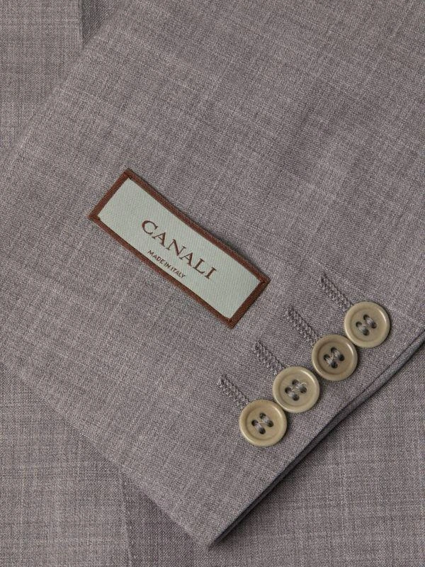 Canali Modern-Fit Solid Wool Two-Button Suit 4
