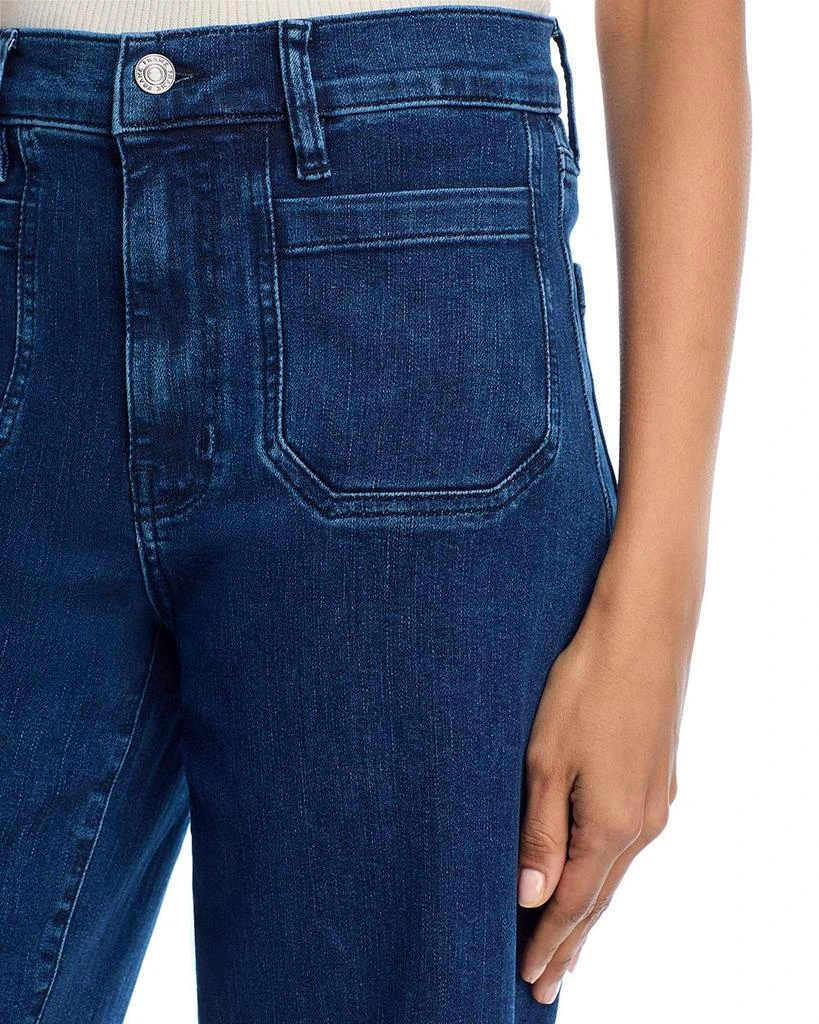 FRAME Le Slim Palazzo Modernist Pocket Jeans in Loner 5