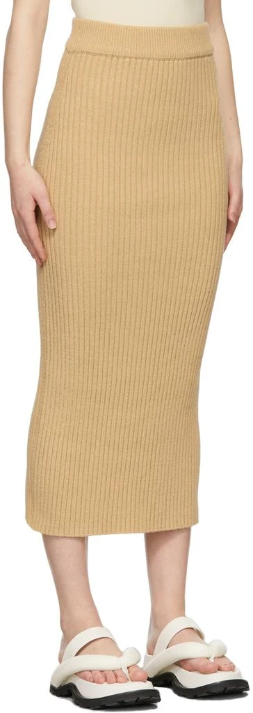 LVIR Beige Knit Long Skirt 2