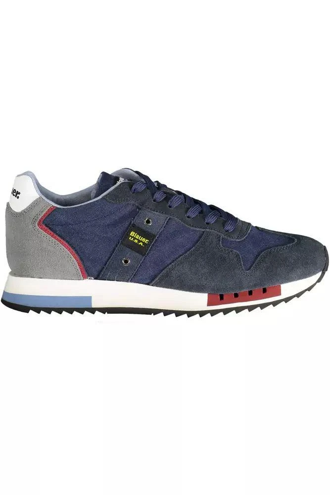 Blauer Chic  Sports Sneakers with Contrasting Men's Accents 1