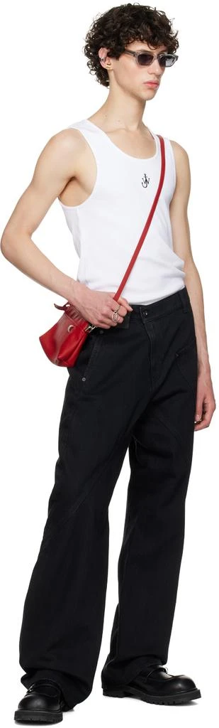 JW Anderson Black Twisted Workwear Jeans 4