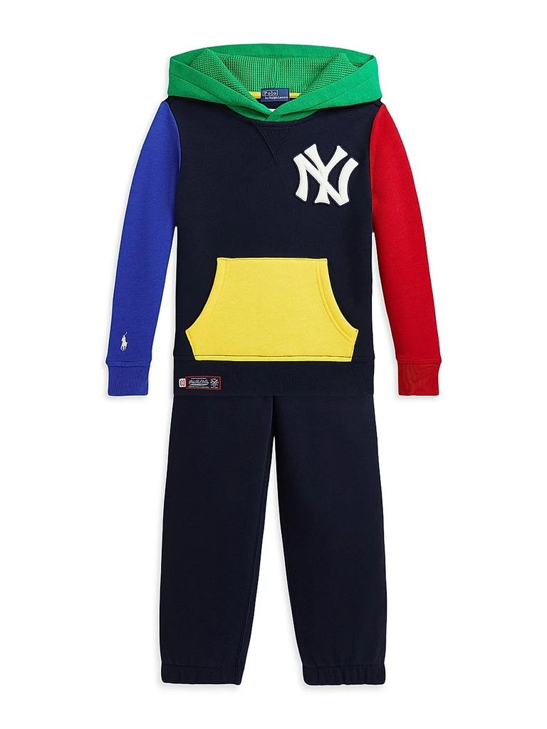 Ralph Lauren Little Boy
s 
Boy
s MLB Yankees Colorblocked Hoodie 2