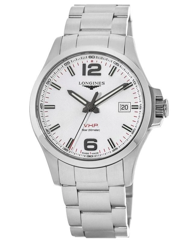Longines Longines Conquest V.H.P. 43mm Silver Dial Steel  Men's Watch L3.726.4.76.6 1