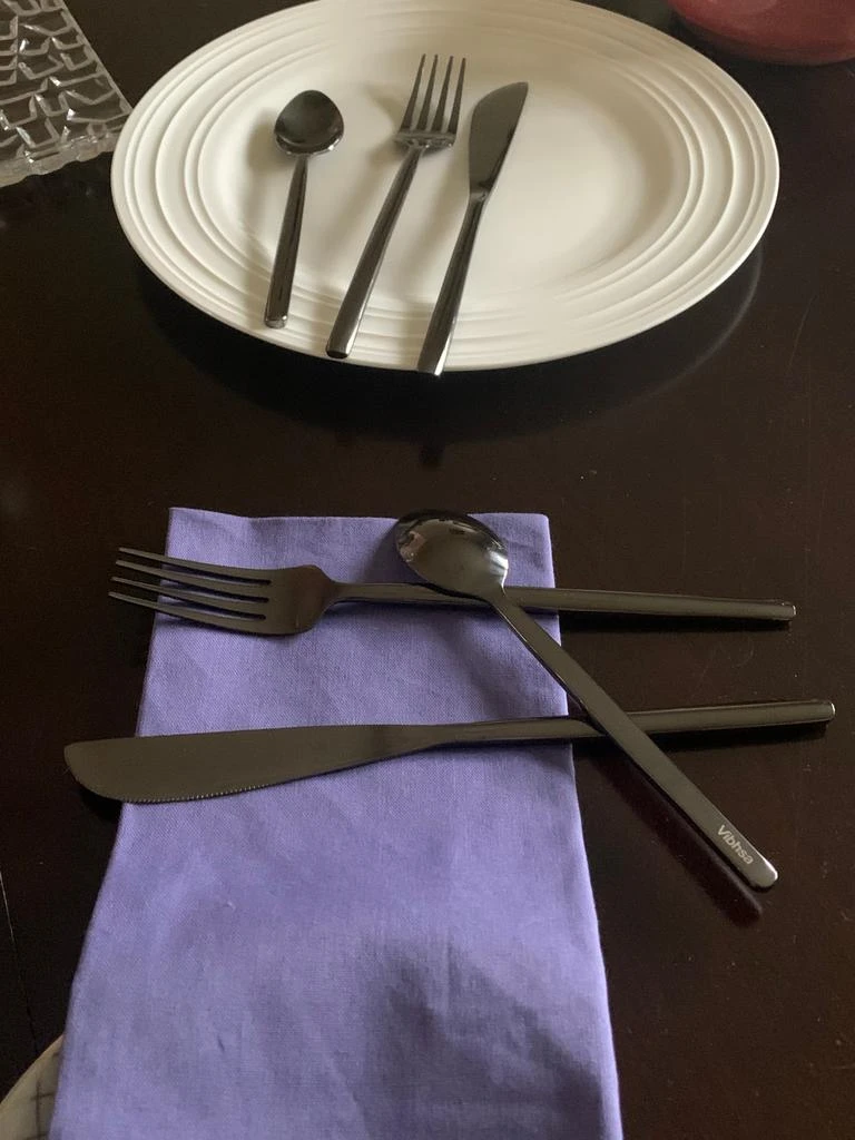 Vibhsa Stainless Steel Flatware 36-Piece Set 2