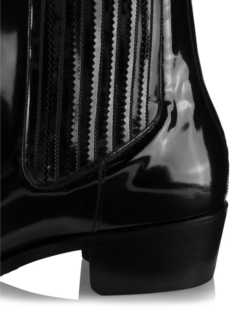 Tom Ford Patent Leather Chelsea Boots 6