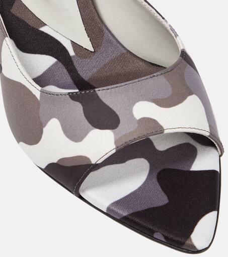 【Gia Borghini】 Perni 04 Uni camouflageミュール GIA BORGHINI Perni 04 Uni camouflage mules - Slippers