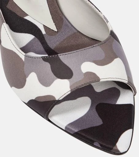 GIA BORGHINI Perni 04 Uni camouflage mules 6