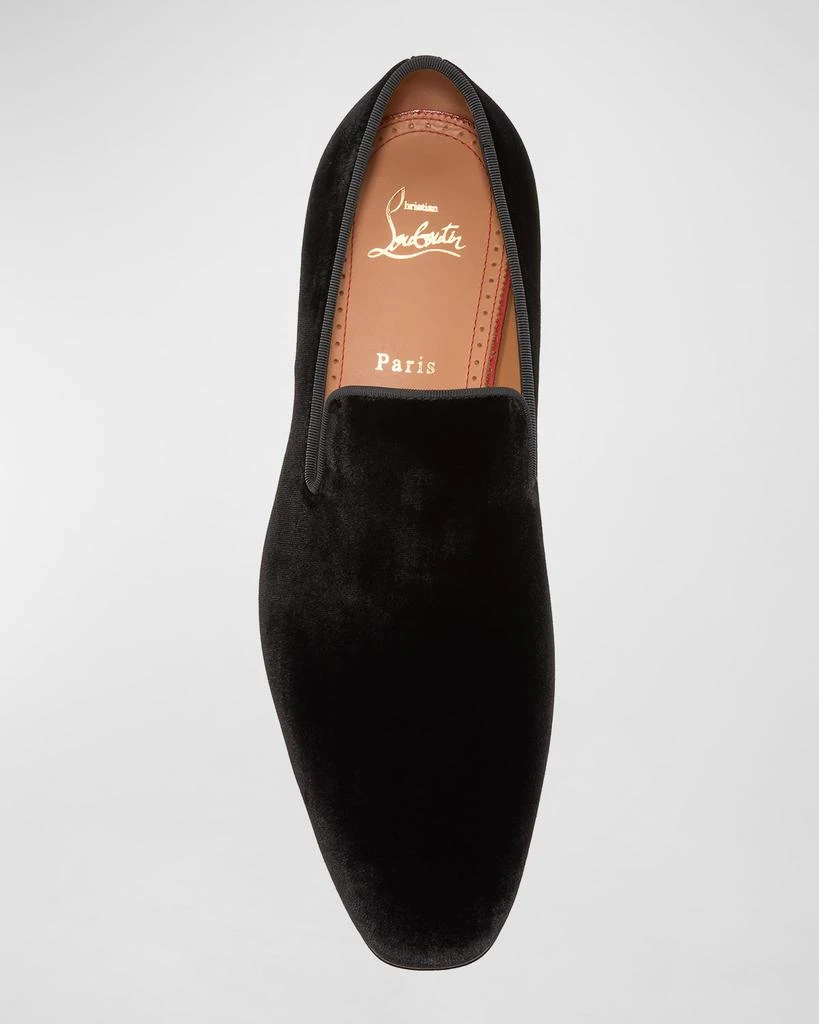 Christian Louboutin Men's Dandelion Velvet Loafers 3
