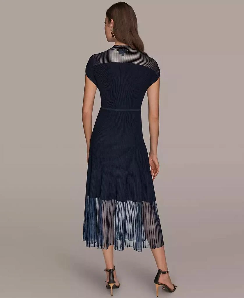 Donna Karan Women
s Mock Neck Midi Dress 6