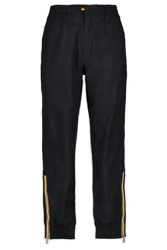 K-Way K-Way Logo Patch Straight-Leg Pants 1