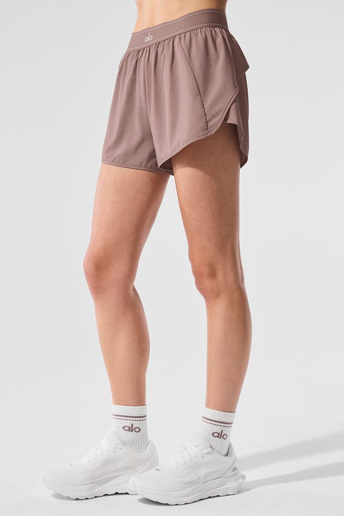 Alo Match Point Short - Mushroom - Shorts - Free Shipping