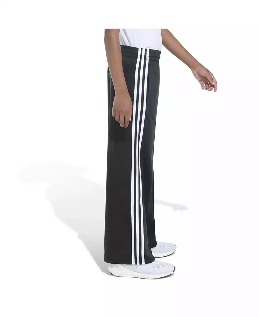 Adidas Big Girls Elastic Waistband Wide Leg Tricot Pant 2