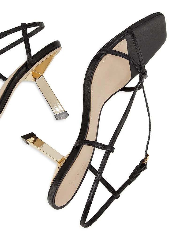 22élevé 75MM Leather T-Strap Sandals 6