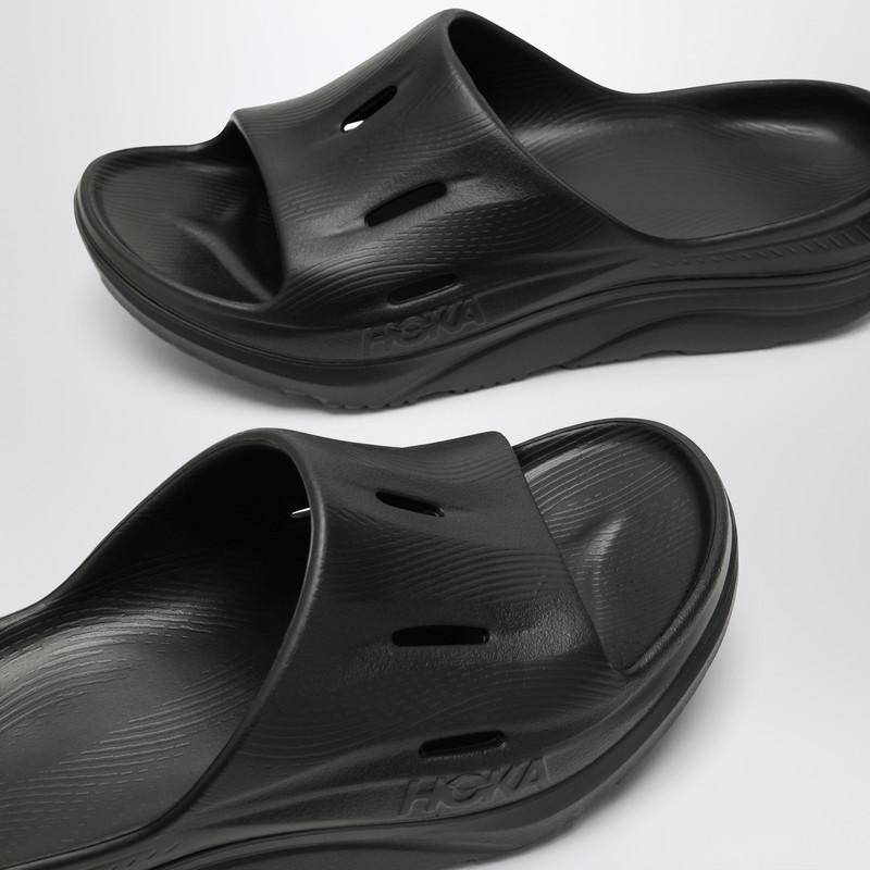 Hoka One One Black Ora Recovery Slide 3 - Sandals - BeyondStyle
