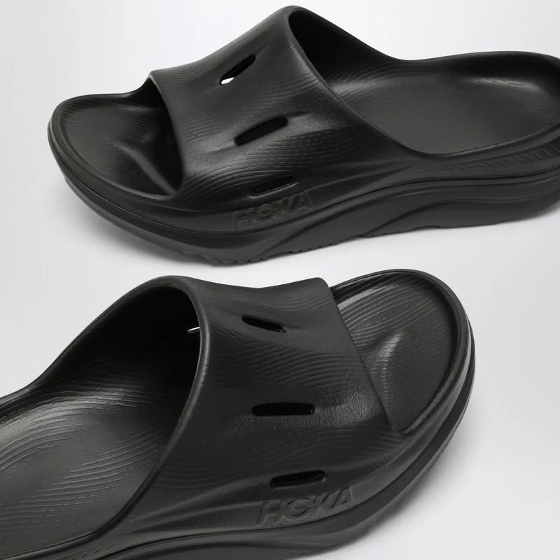 Hoka One One Black Ora Recovery Slide 3 5