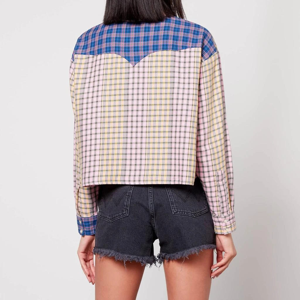 Wrangler Wrangler Patch Boxy Checked-Cotton Shirt 2