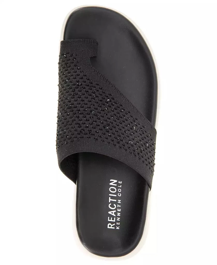 Kenneth Cole Women's Teffi Knit Round Toe Flat Sandals 4