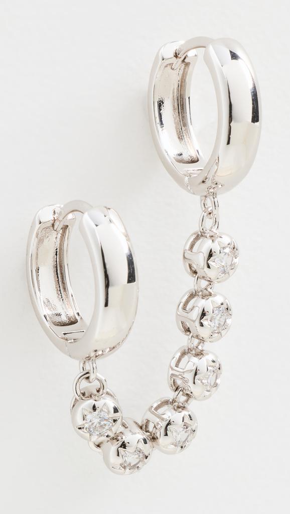 Luv AJ The Rose Bud Double Hoops