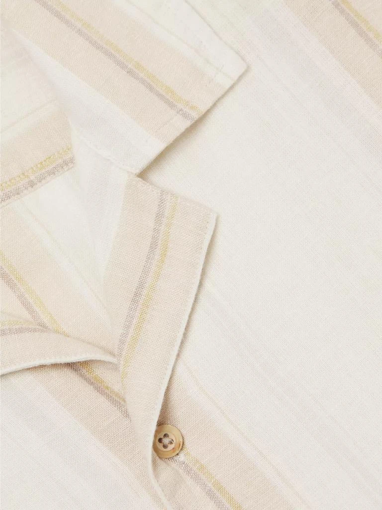 Rails Amalfi Striped Linen-Blend Camp Shirt 6