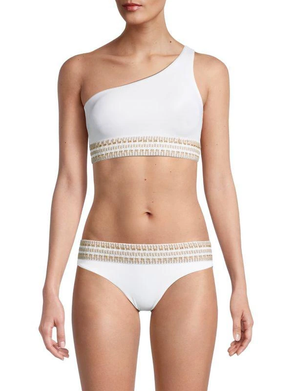Peixoto Zoni One-Shoulder Bikini Top 1