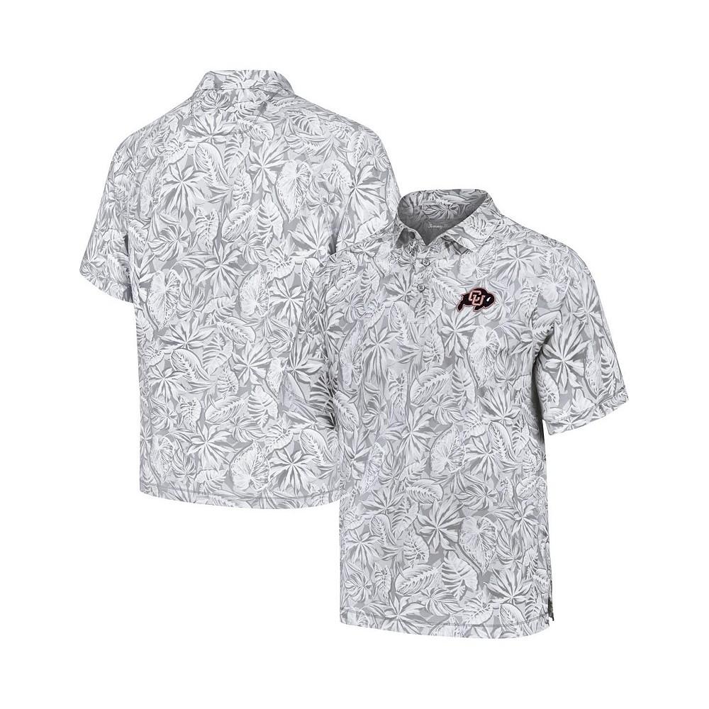 Tommy Bahama Men's Gray Colorado Buffaloes Tropical Score IslandZone Polo