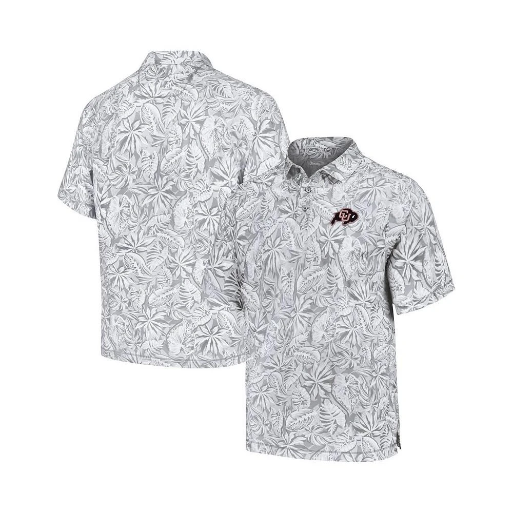 Tommy Bahama Men's Gray Colorado Buffaloes Tropical Score IslandZone Polo 1