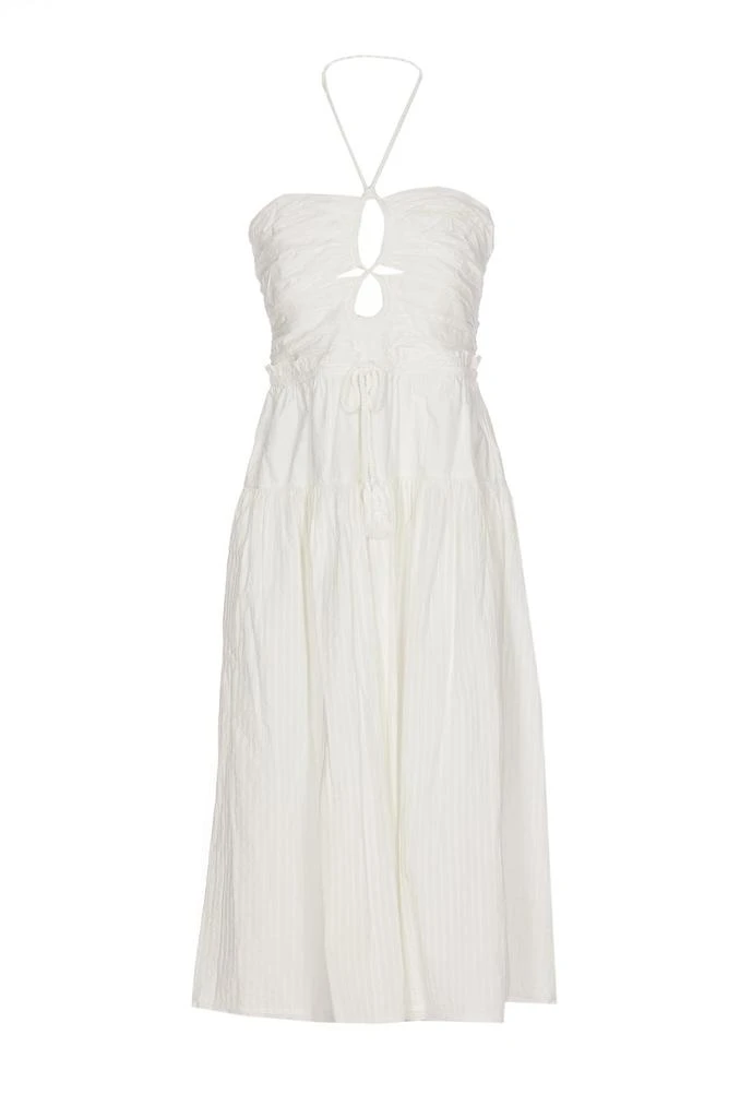 Ulla Johnson Ulla Johnson Ella Cut-Out Detailed Halterneck Midi Dress 1