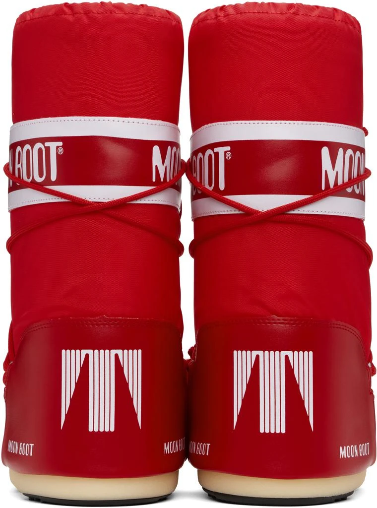 Moon Boot Red Icon Nylon Boots 2