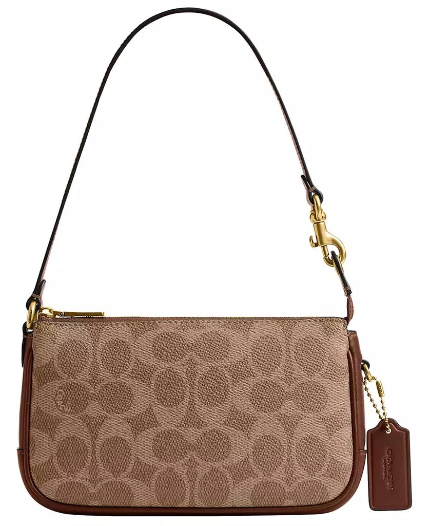 Coach Plaza Mini Signature Canvas Shoulder Bag 18