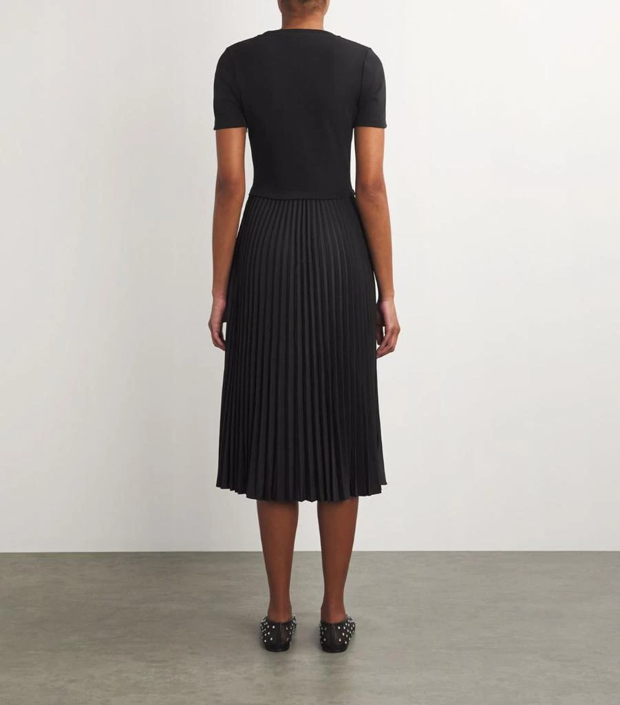 Claudie Pierlot Cotton-Blend Pleated Dress 3