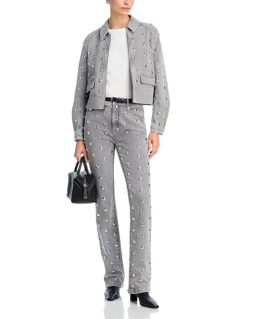 Cinq à Sept Harriet Studded Denim Jacket 6