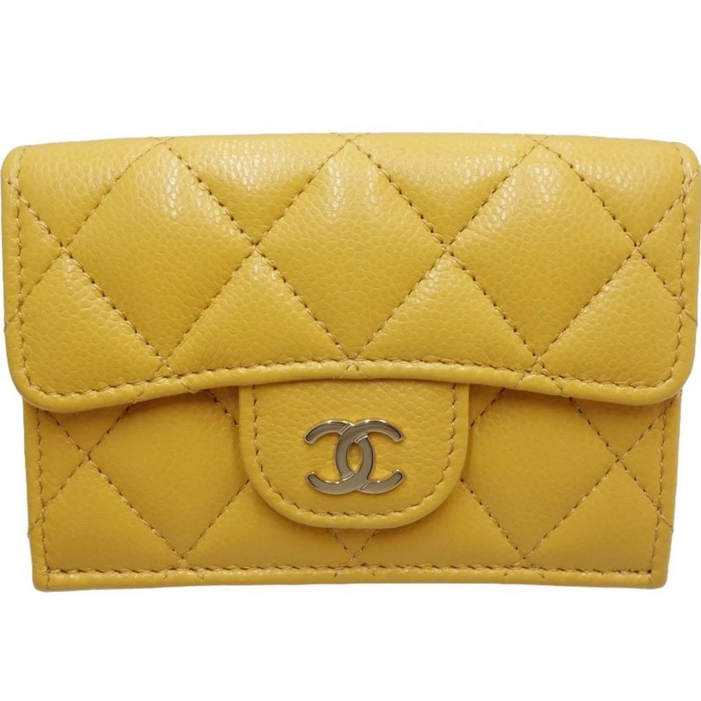 Chanel Grained Calfskin Wallet (Tri-Fold) (Pre-Owned) 2