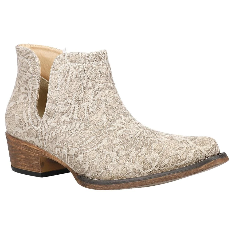Roper Ava Snip Toe Cowboy Booties 2