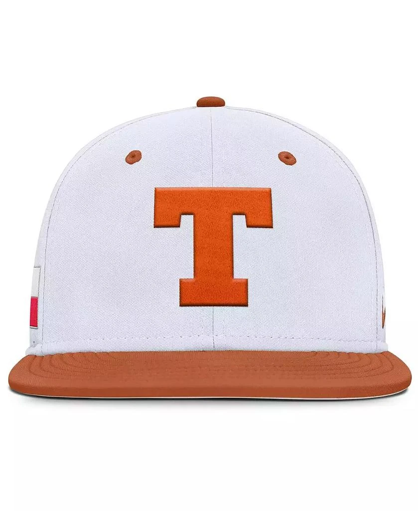 NIKE Men's White Texas Longhorns On-Field Dugout True Performance Fitted Hat 5