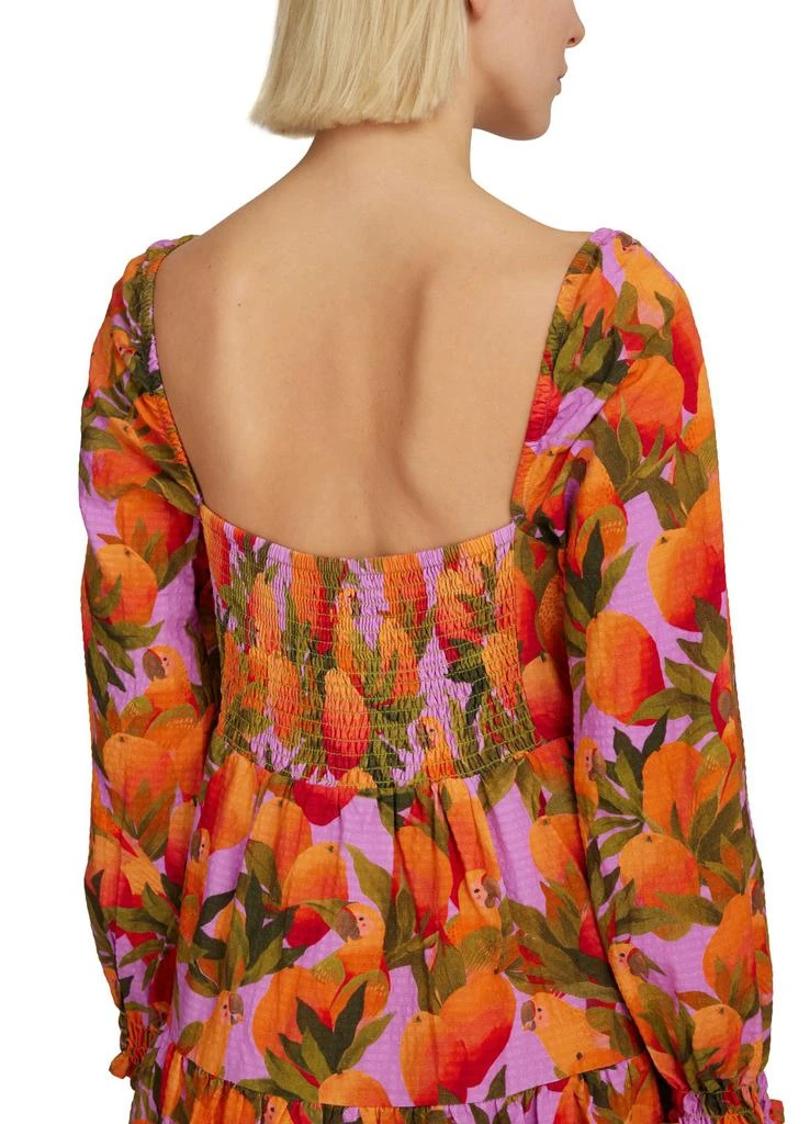 Farm Rio Mango Macaws mini dress 5