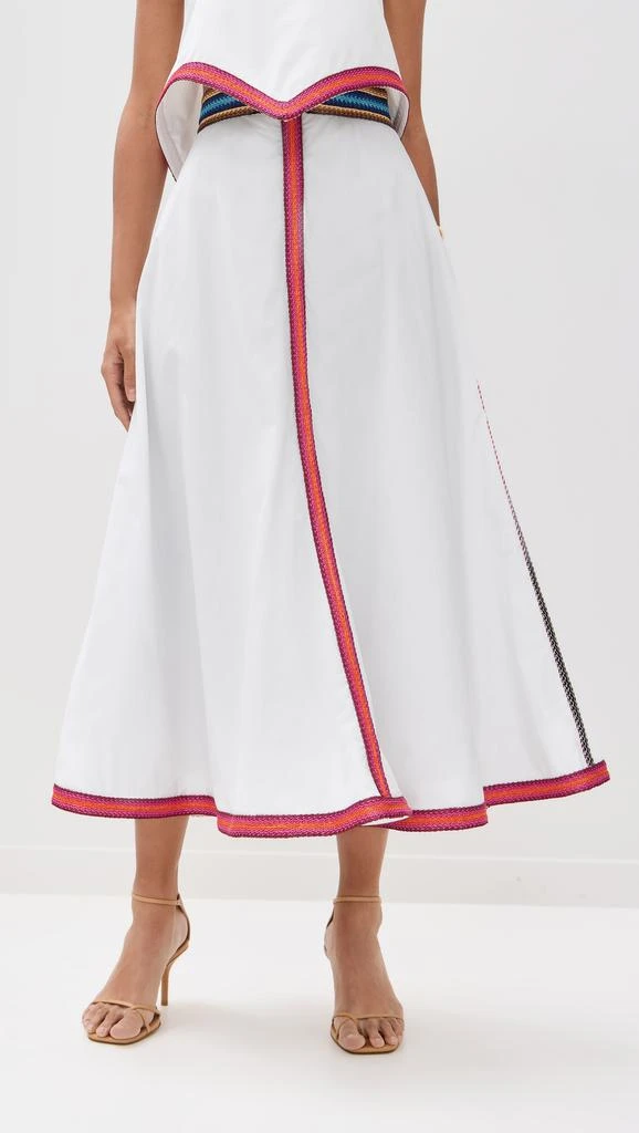 Rosie Assoulin Quartered A-Line Skirt 2