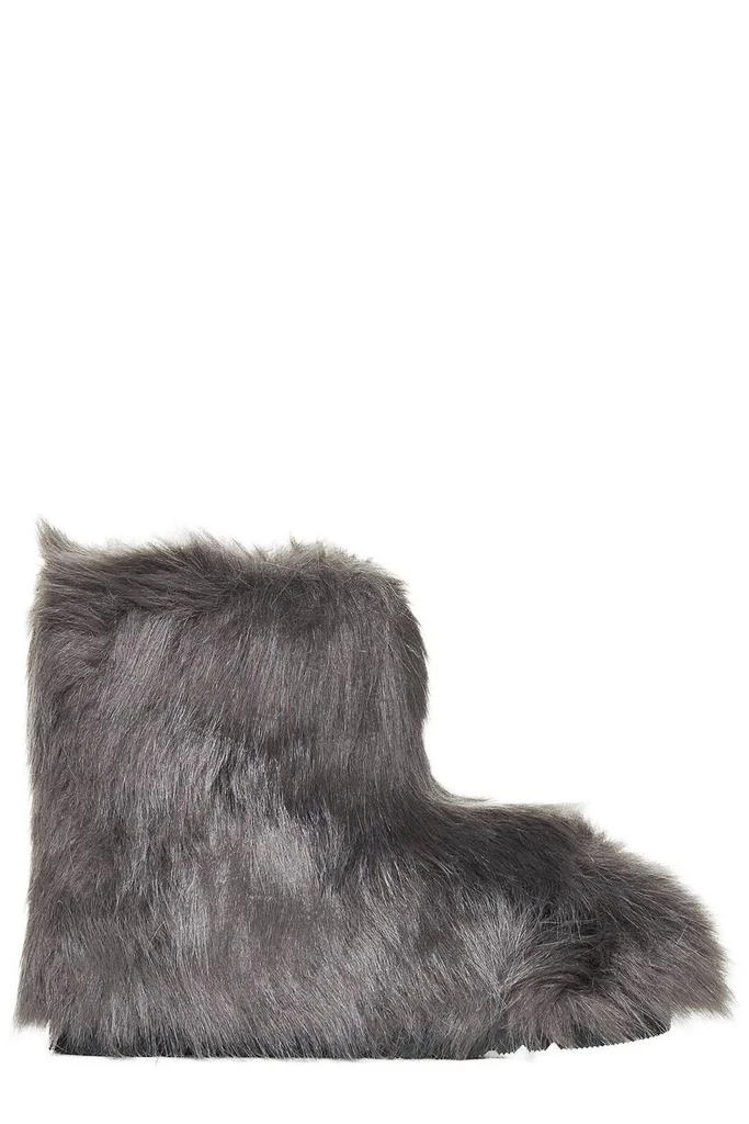 STAND STUDIO Stand Studio Faux-Fur Round-Toe Ankle Boots 1