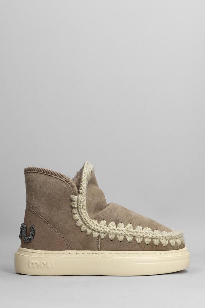 Mou Mou Eskimo Sneaker Bold Low Heels Ankle Boots