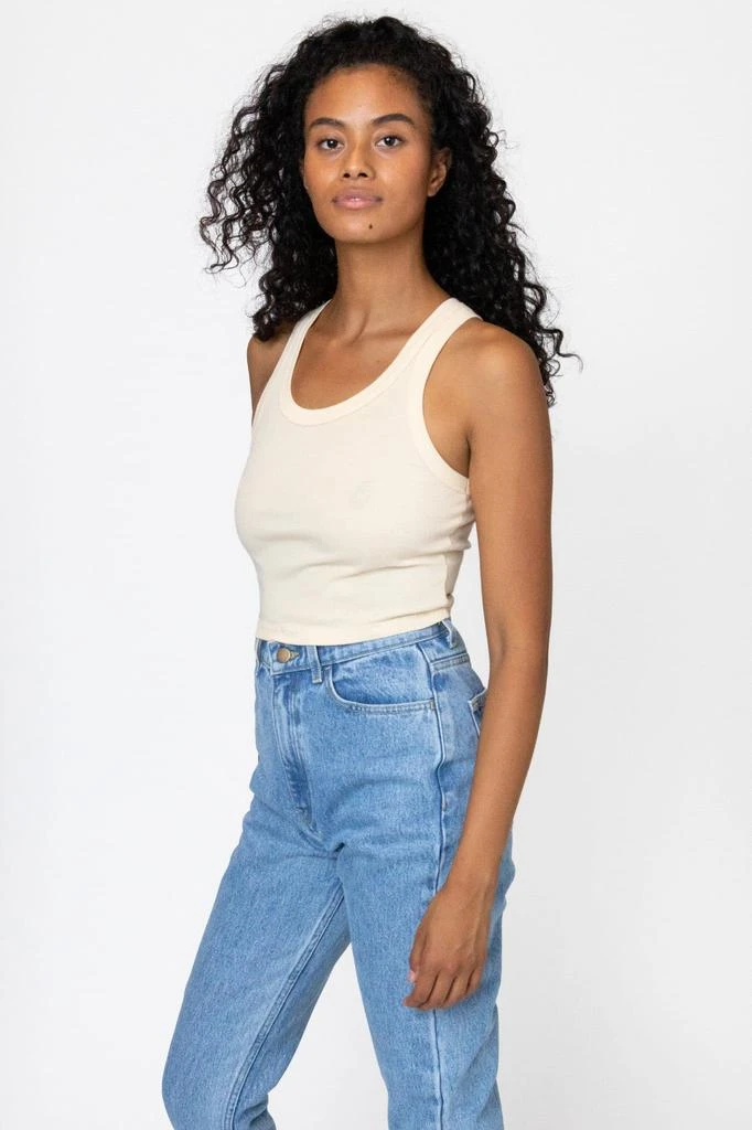 Los Angeles Apparel 4328 - Sporty Baby Rib Crop Tank 19