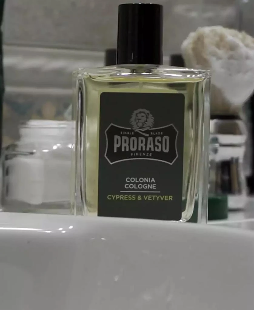 Proraso Cologne - Cypress 
Vetyver Scent, 3.4 oz. 2