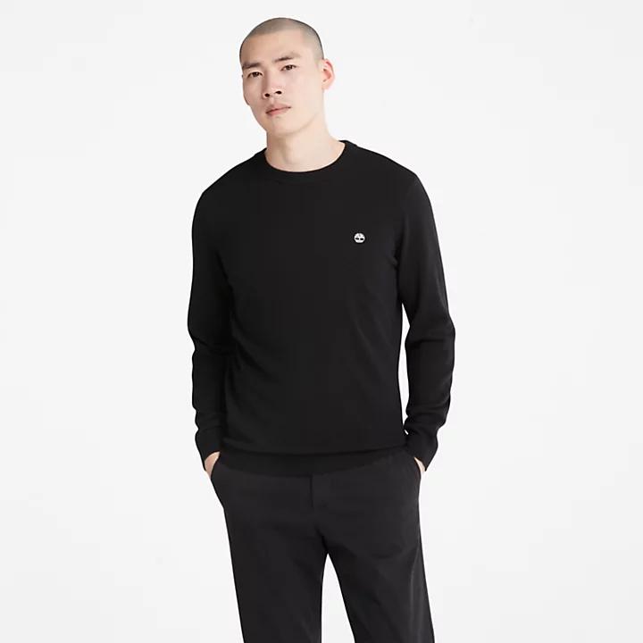 Timberland Cohas Brook Crewneck Sweater for Men in Black