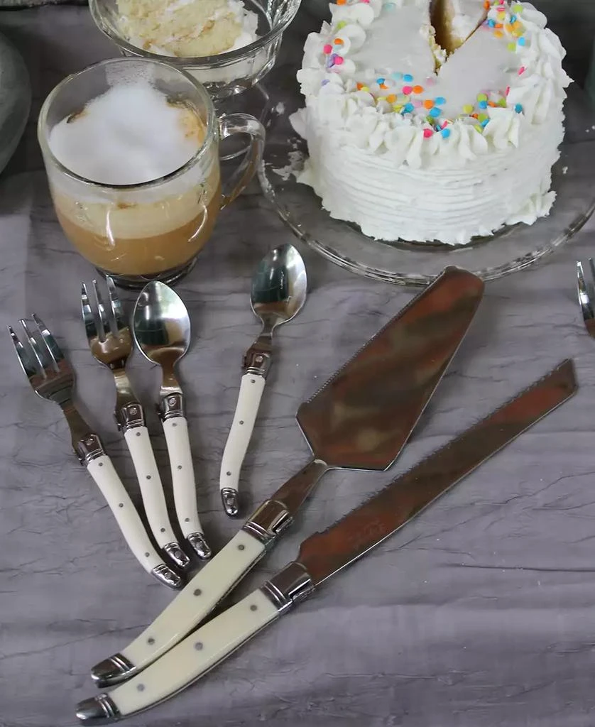 French Home Laguiole Faux Ivory Conoisseur Cake Slicer and Server Set, 2 Piece. 4