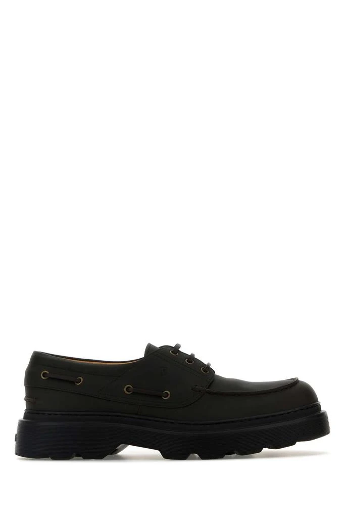 TOD\'S Black Loafer Sneaker Man BLACK Loafers in Leather XXM59K00010N6M9CB999 | Tods main image 4