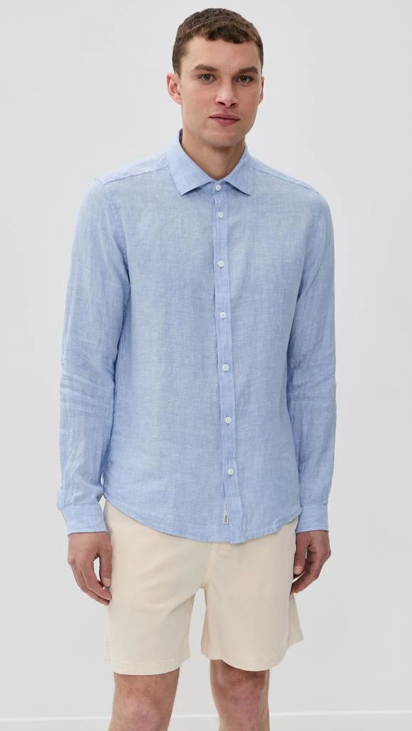 Onia Linen Slim Fit Shirt 6