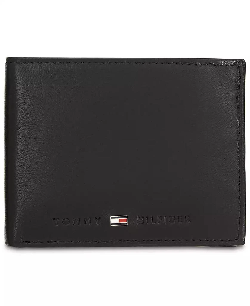 Tommy Hilfiger Men's Brax Leather RFID Traveler Wallet 1