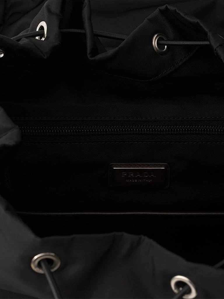 Prada Re-Nylon and Leather Backpack 4