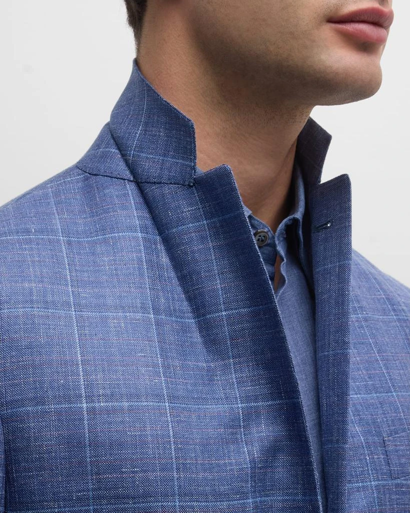 Canali Men's Windowpane Sport Coat 6