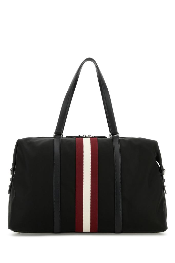 Bally Black canvas travel bag