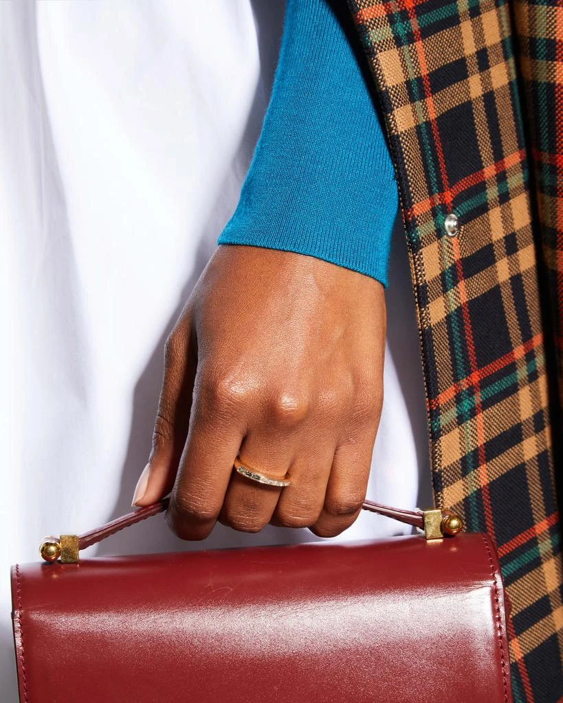 Stephen Webster Baguette Slimline Stack Ring with Diamonds 2